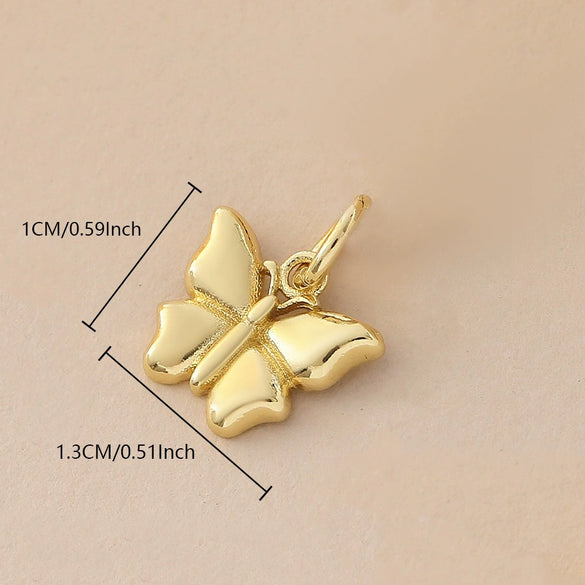 Wholesale Copper Electroplated Sausage Dog Beetle Butterfly Little Angel Cross Pendant Bracelet Necklace Accessories