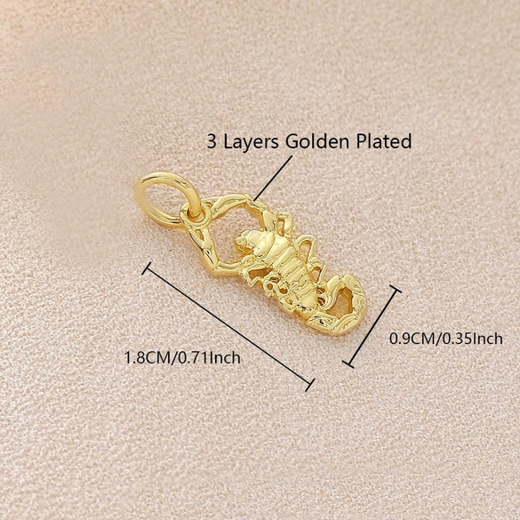 Wholesale Copper Electroplated Sausage Dog Beetle Butterfly Little Angel Cross Pendant Bracelet Necklace Accessories