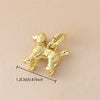Wholesale Copper Electroplated Sausage Dog Beetle Butterfly Little Angel Cross Pendant Bracelet Necklace Accessories