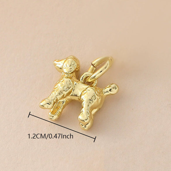 Wholesale Copper Electroplated Sausage Dog Beetle Butterfly Little Angel Cross Pendant Bracelet Necklace Accessories
