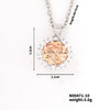 Wholesale Copper Electroplated Sunflower Stud Earrings And Necklace Set For Women Light Luxury Style Jewelry