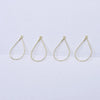 Wholesale Copper Electroplated Water Drop Beaded Pendant Handmade Earrings Accessories