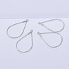 Wholesale Copper Electroplated Water Drop Beaded Pendant Handmade Earrings Accessories