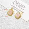 Wholesale Copper Enamel Gold Gilt Pendant With Butterfly Fox And Lotus Pattern For Diy Rope Bracelet Accessories Electroplating Process