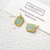 Wholesale Copper Enamel Gold Gilt Pendant With Butterfly Fox And Lotus Pattern For Diy Rope Bracelet Accessories Electroplating Process