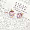 Wholesale Copper Enamel Gold Gilt Pendant With Butterfly Fox And Lotus Pattern For Diy Rope Bracelet Accessories Electroplating Process