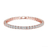 Wholesale Copper Encrusted Diamond Bracelet Cold Style Multi Row Full Diamond Micro Encrusted Zircon Geometric Bracelet For Women