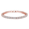 Wholesale Copper Encrusted Diamond Bracelet Cold Style Multi Row Full Diamond Micro Encrusted Zircon Geometric Bracelet For Women