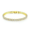 Wholesale Copper Encrusted Diamond Bracelet Cold Style Multi Row Full Diamond Micro Encrusted Zircon Geometric Bracelet For Women