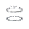Wholesale Copper Encrusted Diamond Bracelet Cold Style Multi Row Full Diamond Micro Encrusted Zircon Geometric Bracelet For Women