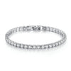 Wholesale Copper Encrusted Diamond Bracelet Cold Style Multi Row Full Diamond Micro Encrusted Zircon Geometric Bracelet For Women