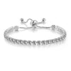 Wholesale Copper Encrusted Diamond Bracelet Cold Style Multi Row Full Diamond Micro Encrusted Zircon Geometric Bracelet For Women