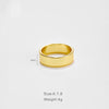 Wholesale Copper Fashion Geometric Ring Electroplated With Platinum And 18K Gold For Women