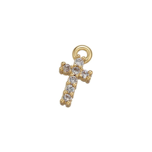 Wholesale Copper Fashion Pendant Collection With Micropaved Zircon Star Moon Cross And Heartshaped Designs Electroplated