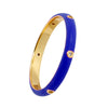 Wholesale Copper Fashionable Temperament Ring Women's Retro Geometric Epoxy Enamel Electroplated