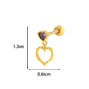 Wholesale Copper Flower Bow Heart Cartilage Puncture Ear Bone Nail For Women Fashion Style