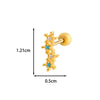 Wholesale Copper Flower Bow Heart Cartilage Puncture Ear Bone Nail For Women Fashion Style