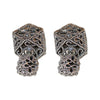 Wholesale Copper Flower Hollow Earrings Electroplated For Women Niche Creative Light Luxury High Grade