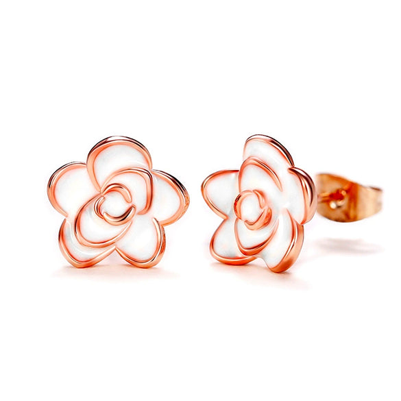 Wholesale Copper Flower Style Women Earrings Ear Accessories