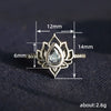 Wholesale Copper Flowershaped Distressed Ring For Women