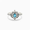 Wholesale Copper Flowershaped Distressed Ring For Women