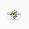 Wholesale Copper Flowershaped Distressed Ring For Women
