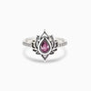 Wholesale Copper Flowershaped Distressed Ring For Women