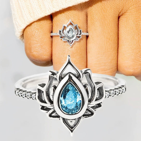 Wholesale Copper Flowershaped Distressed Ring For Women