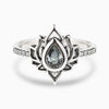 Wholesale Copper Flowershaped Distressed Ring For Women