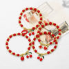 Wholesale Copper Fruit Beaded Bracelet With Electroplating