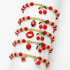 Wholesale Copper Fruit Beaded Bracelet With Electroplating