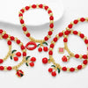 Wholesale Copper Fruit Beaded Bracelet With Electroplating