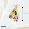 Wholesale Copper Fruit Pattern Pendant Collarbone Necklace With Oil Dropping Design And Electroplating Processing