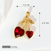 Wholesale Copper Fruit Pattern Pendant Collarbone Necklace With Oil Dropping Design And Electroplating Processing