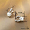 Wholesale Copper Geometric And Heart Shape Earrings Inlaid With Zircon For Women