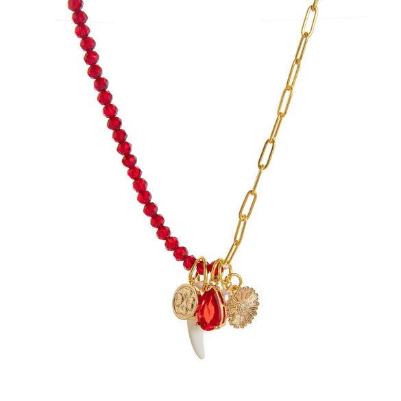 Wholesale Copper Geometric Animal Style Electroplated Bead Necklace For Women
