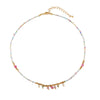 Wholesale Copper Geometric Beaded Necklace Handmade For Women Summer Fresh Style