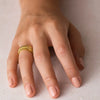 Wholesale Copper Geometric Cross Ring Three Piece Set For Women Elegant Style With Zirconia Treatment