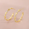 Wholesale Copper Geometric Cshaped Simple Hoop Earrings With Electroplating