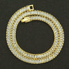 Wholesale Copper Geometric Cuban Chain Unisex Light Luxury Trendy Fashion Necklace Clothing Accessories