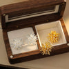 Wholesale Copper Geometric Dandelion Earrings Retro Elegant Electroplating For Women