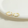 Wholesale Copper Geometric Devil's Eye Ring For Women With 14K Gold Plating