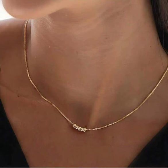Wholesale Copper Geometric Dripping Oil Enamel Earrings And Necklace Set For Women