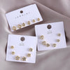 Wholesale Copper Geometric Drop Shape Electroplated Earrings For Women