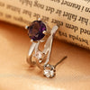 Wholesale Copper Geometric Ear Clip Earrings For Women With Electroplating