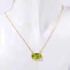 Wholesale Copper Geometric Eggshaped Electroplated Birthday Necklace For Women