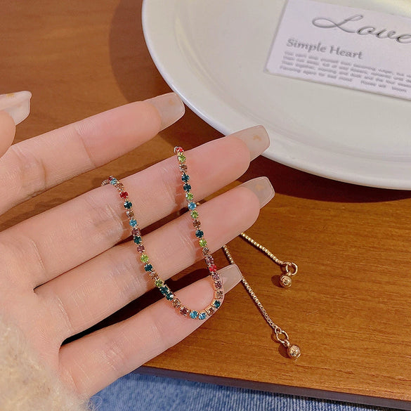 Wholesale Copper Geometric Electroplated Pullout Bracelet For Women