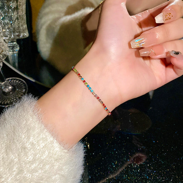 Wholesale Copper Geometric Electroplated Pullout Bracelet For Women