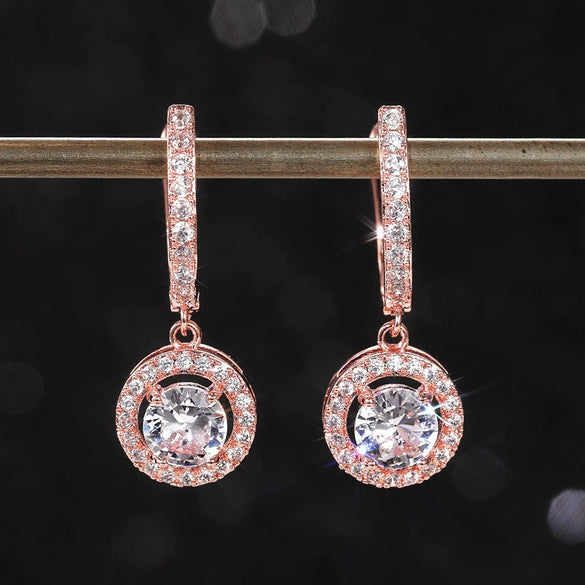 Wholesale Copper Geometric Fashion Earrings