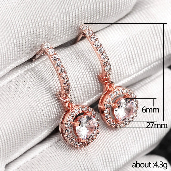 Wholesale Copper Geometric Fashion Earrings